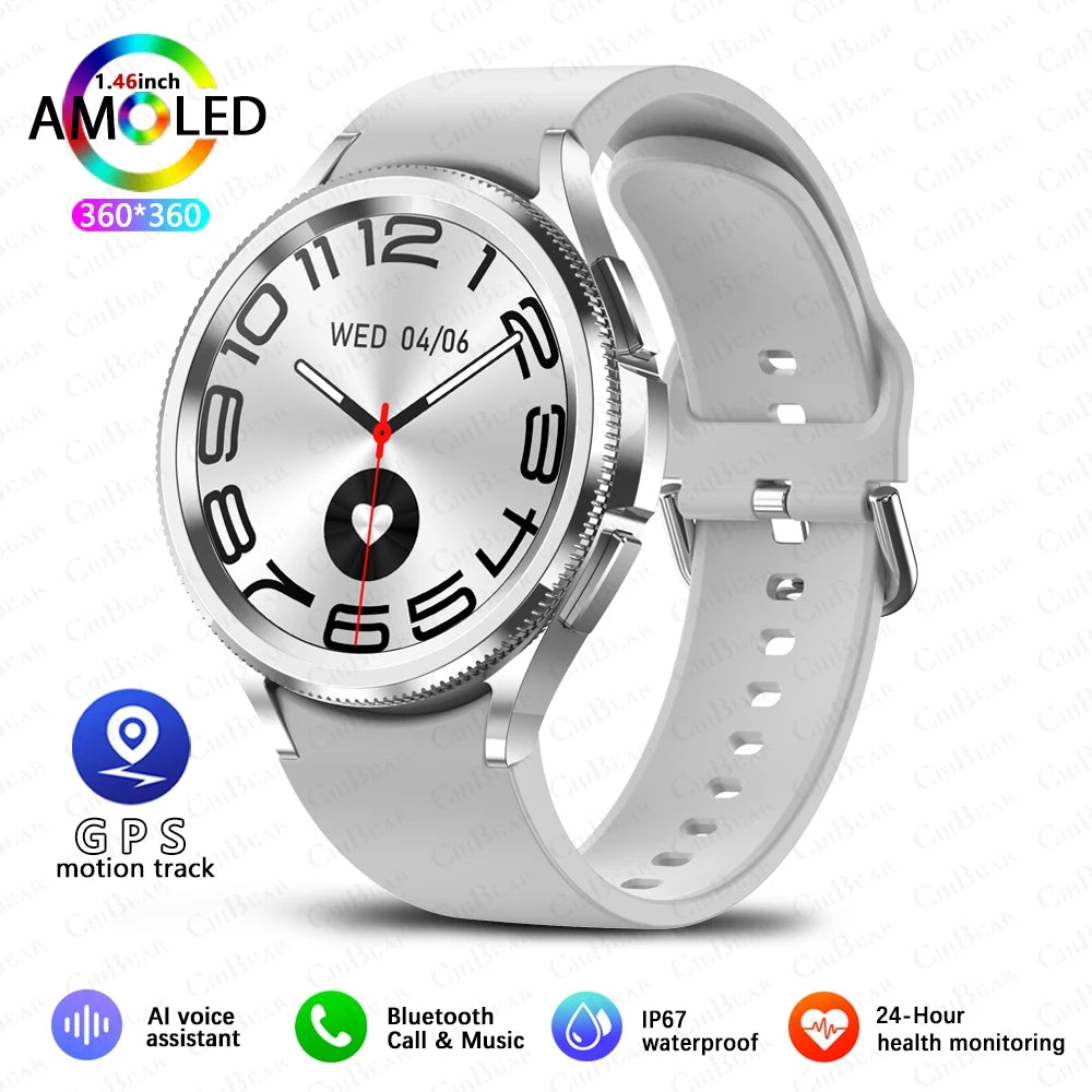 Montre connectée 2025 compatible Android et iOS.