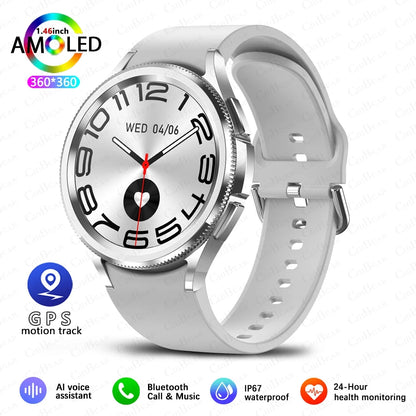 Montre connectée 2025 compatible Android et iOS.