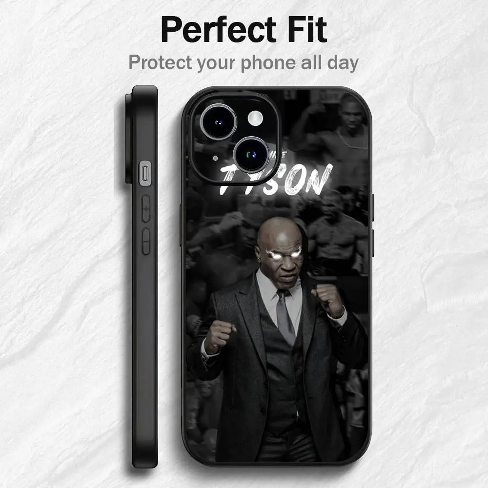Coque de téléphone M-Mike Tyson Boxer pour iPhone