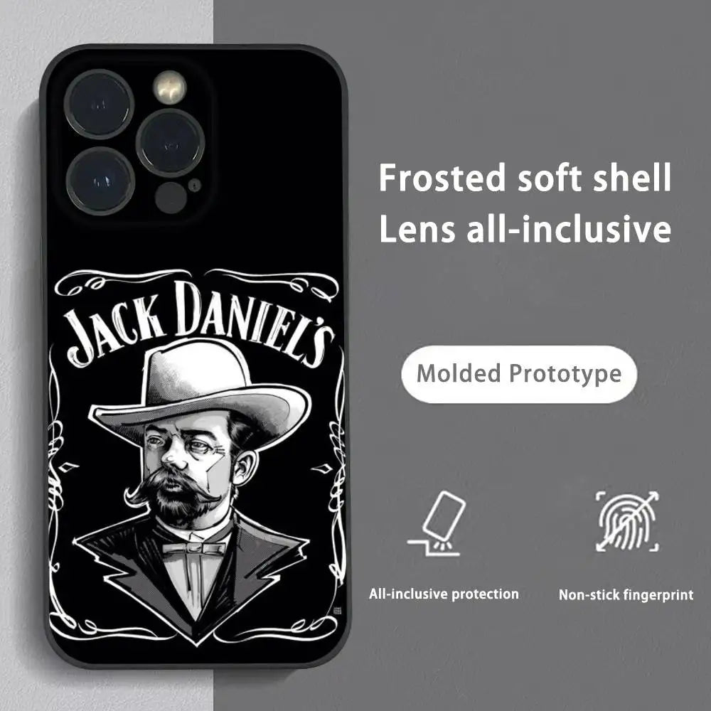 Coque de téléphone rétro classique J-Jack Daniels pour iPhone
