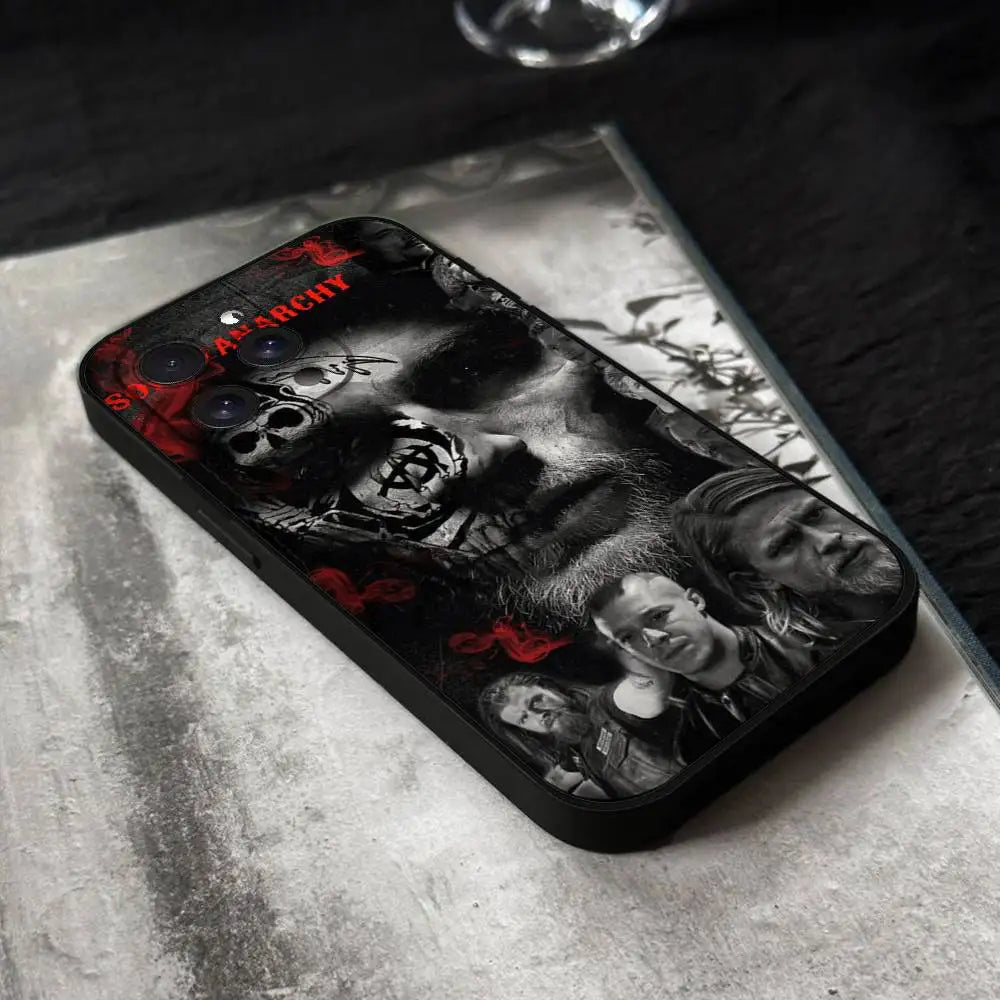 Coque de téléphone inspirée de la série télévisée américaine Sons of Anarchy pour iPhone