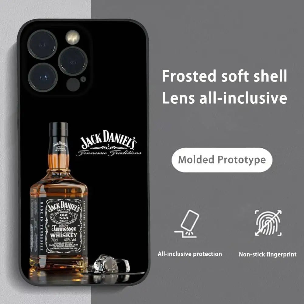 Coque de téléphone rétro classique J-Jack Daniels pour iPhone