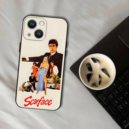Coque de téléphone Tony M-Montana de S-Scarface pour iPhone