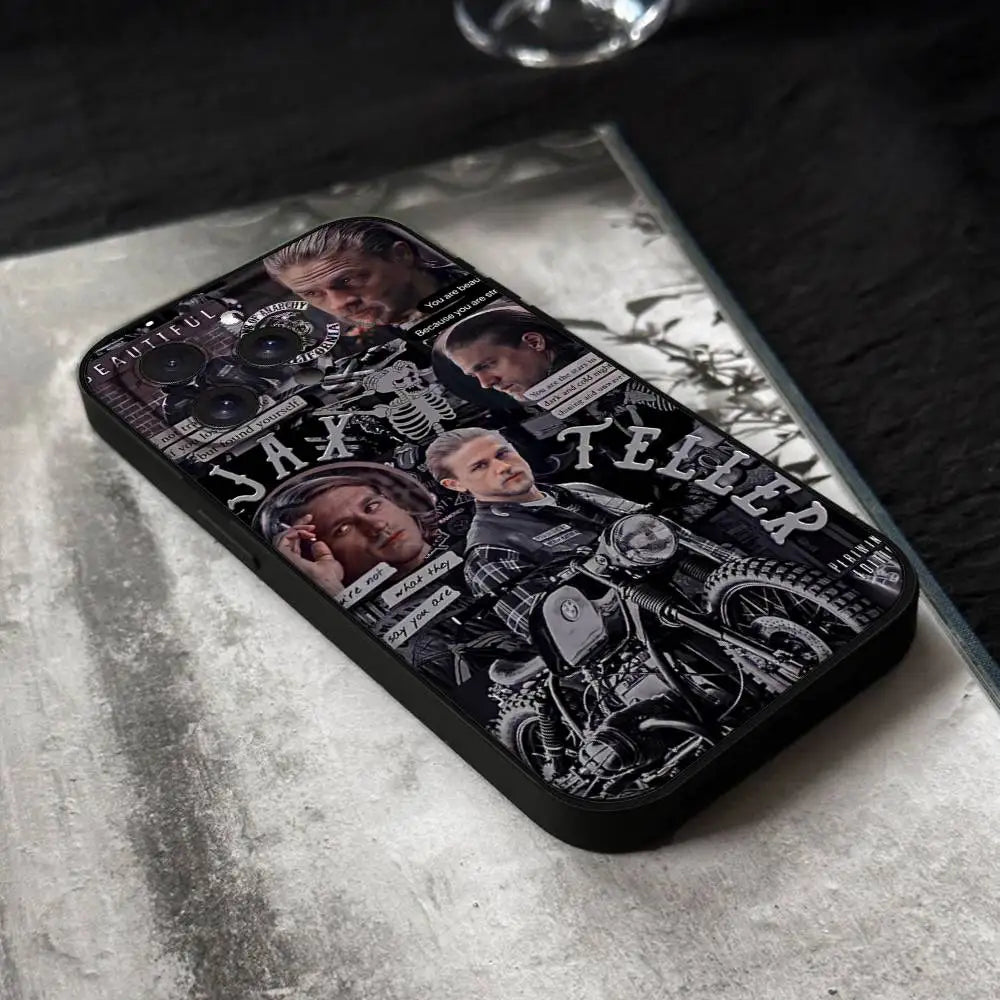 Coque de téléphone inspirée de la série télévisée américaine Sons of Anarchy pour iPhone