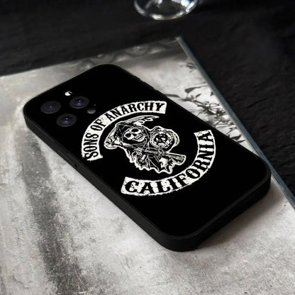 Coque de téléphone inspirée de la série télévisée américaine Sons of Anarchy pour iPhone