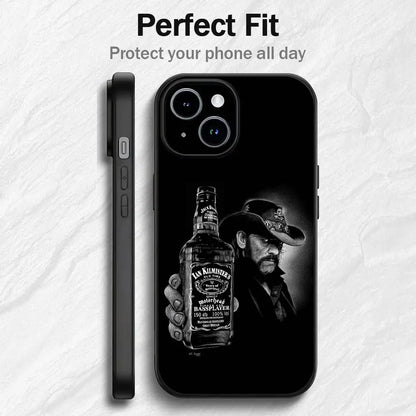 Coque de téléphone noire J-Jack D-Daniels pour iPhone