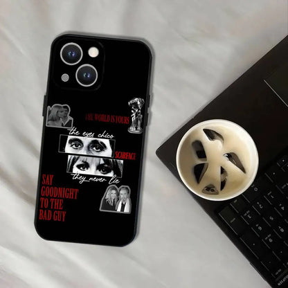 Coque de téléphone Tony M-Montana de S-Scarface pour iPhone