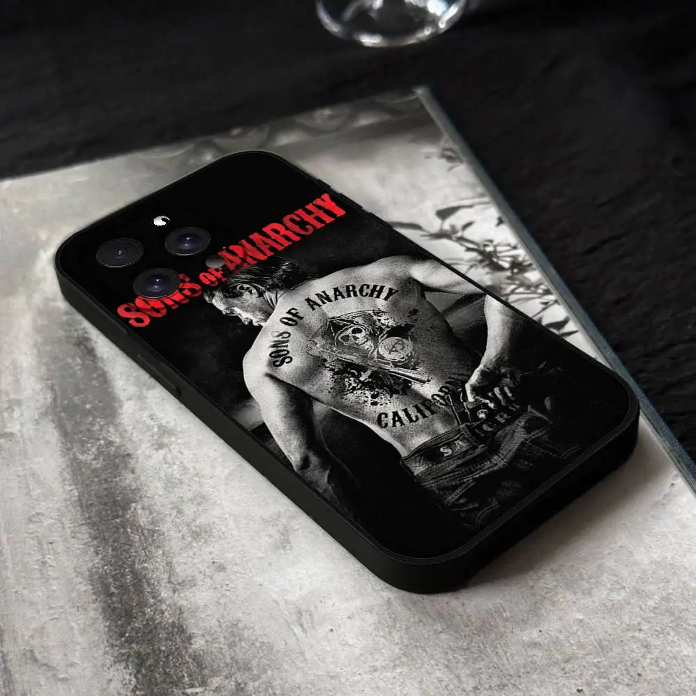 Coque de téléphone inspirée de la série télévisée américaine Sons of Anarchy pour iPhone