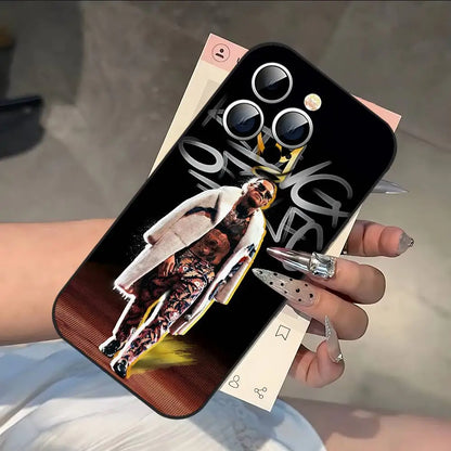 Coque de téléphone noire Conor McGregor pour iphone