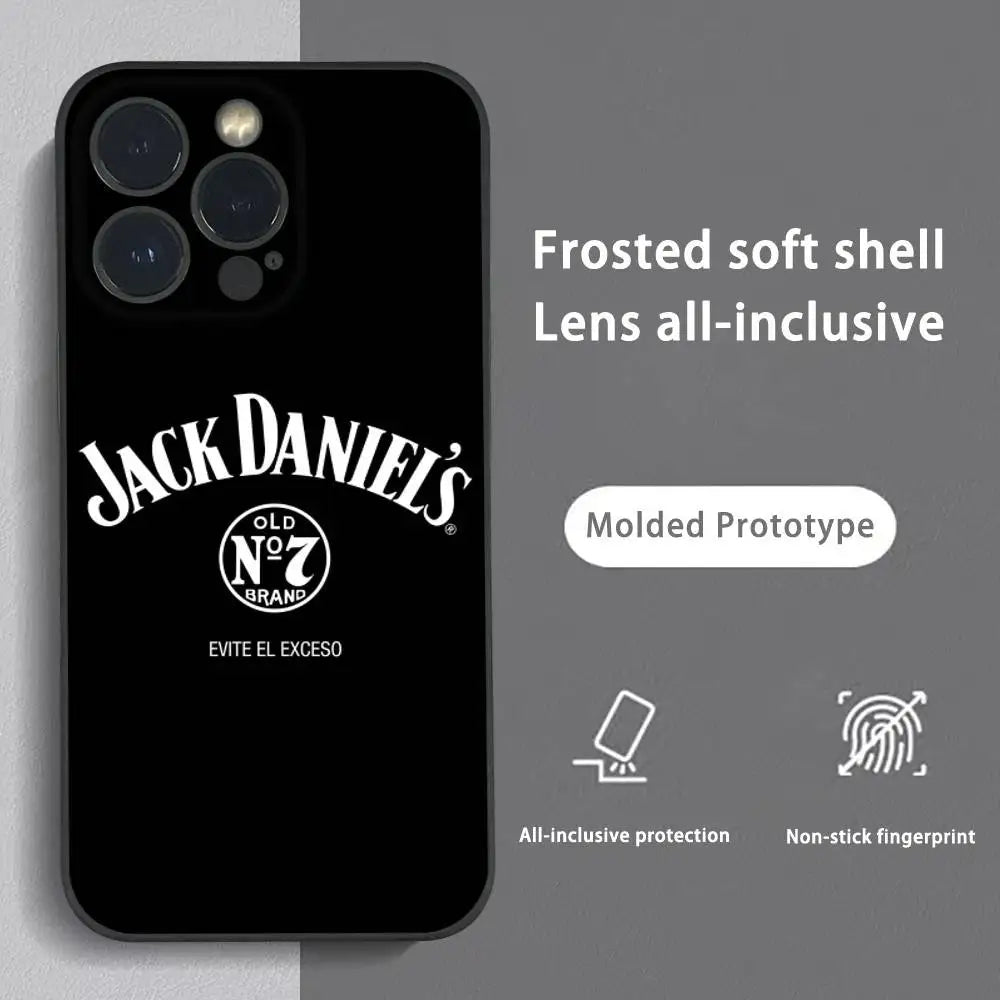 Coque de téléphone rétro classique J-Jack Daniels pour iPhone
