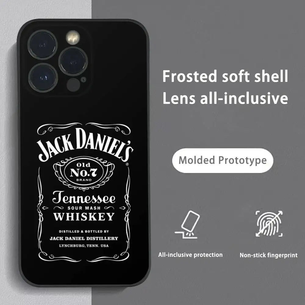 Coque de téléphone rétro classique J-Jack Daniels pour iPhone