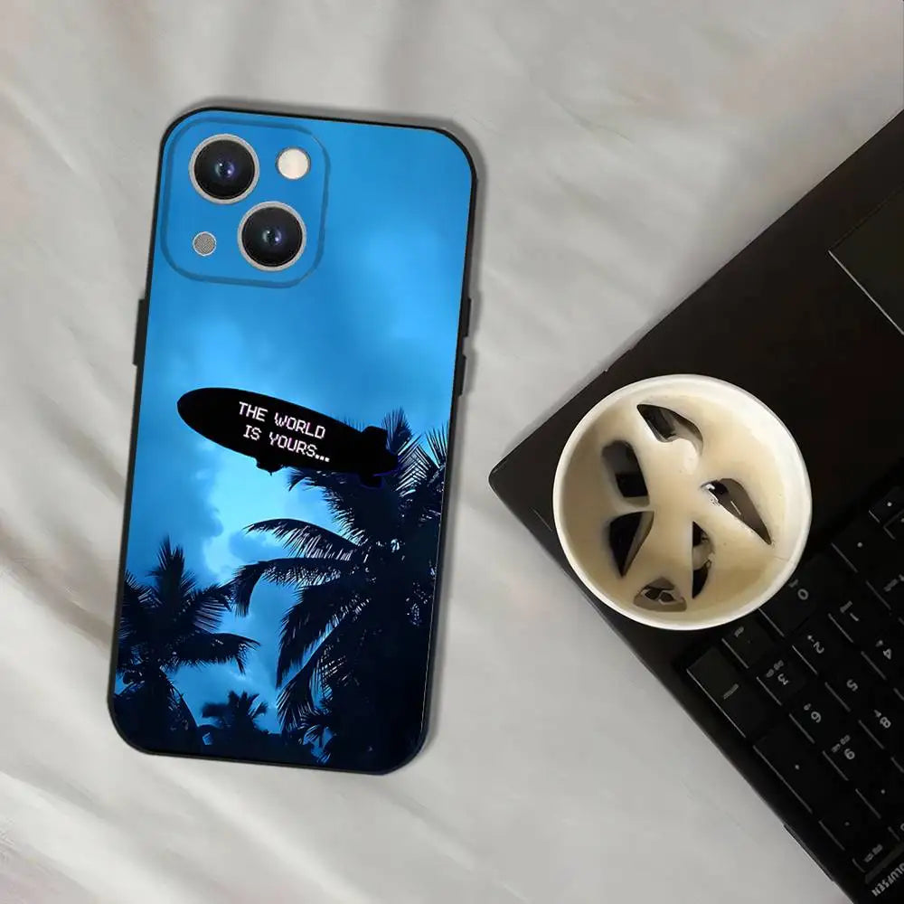 Coque de téléphone Tony M-Montana de S-Scarface pour iPhone