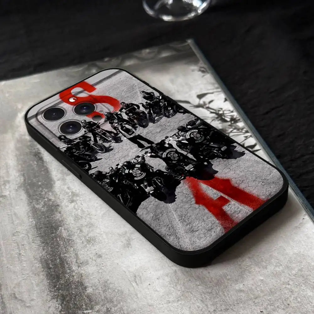 Coque de téléphone inspirée de la série télévisée américaine Sons of Anarchy pour iPhone