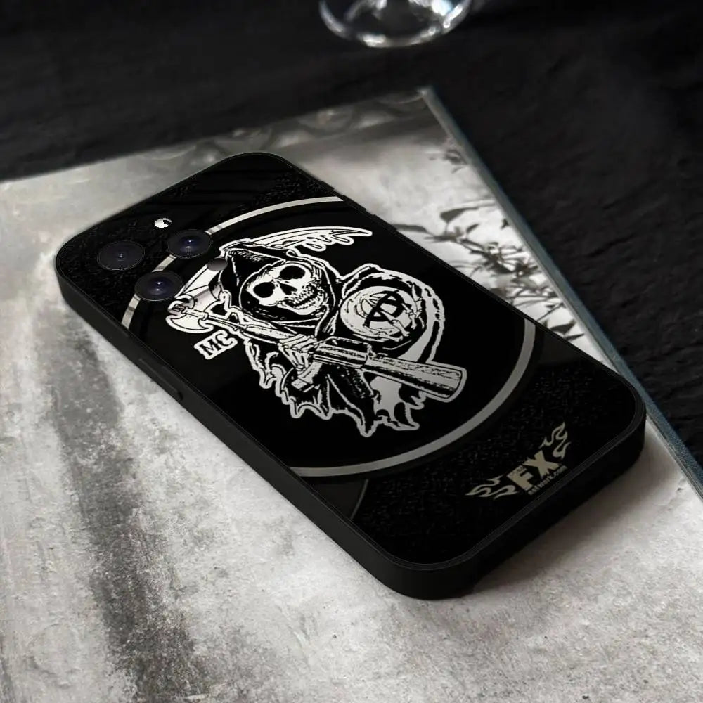 Coque de téléphone inspirée de la série télévisée américaine Sons of Anarchy pour iPhone