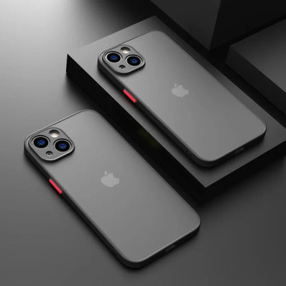 Coque mate antichoc pour iPhone