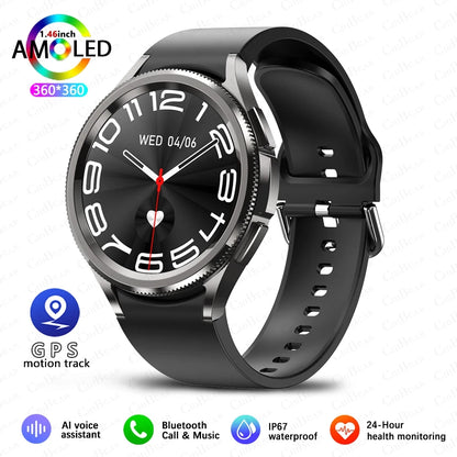 Montre connectée 2025 compatible Android et iOS.