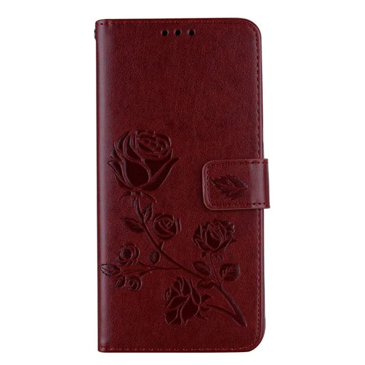 Étui portefeuille en cuir pour Huawei