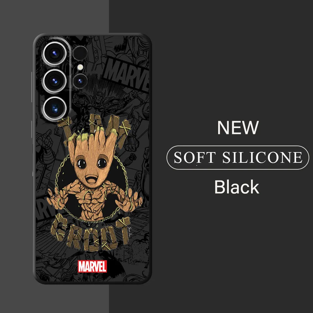 Coque souple Marvel Groot Baby pour Samsung Galaxy