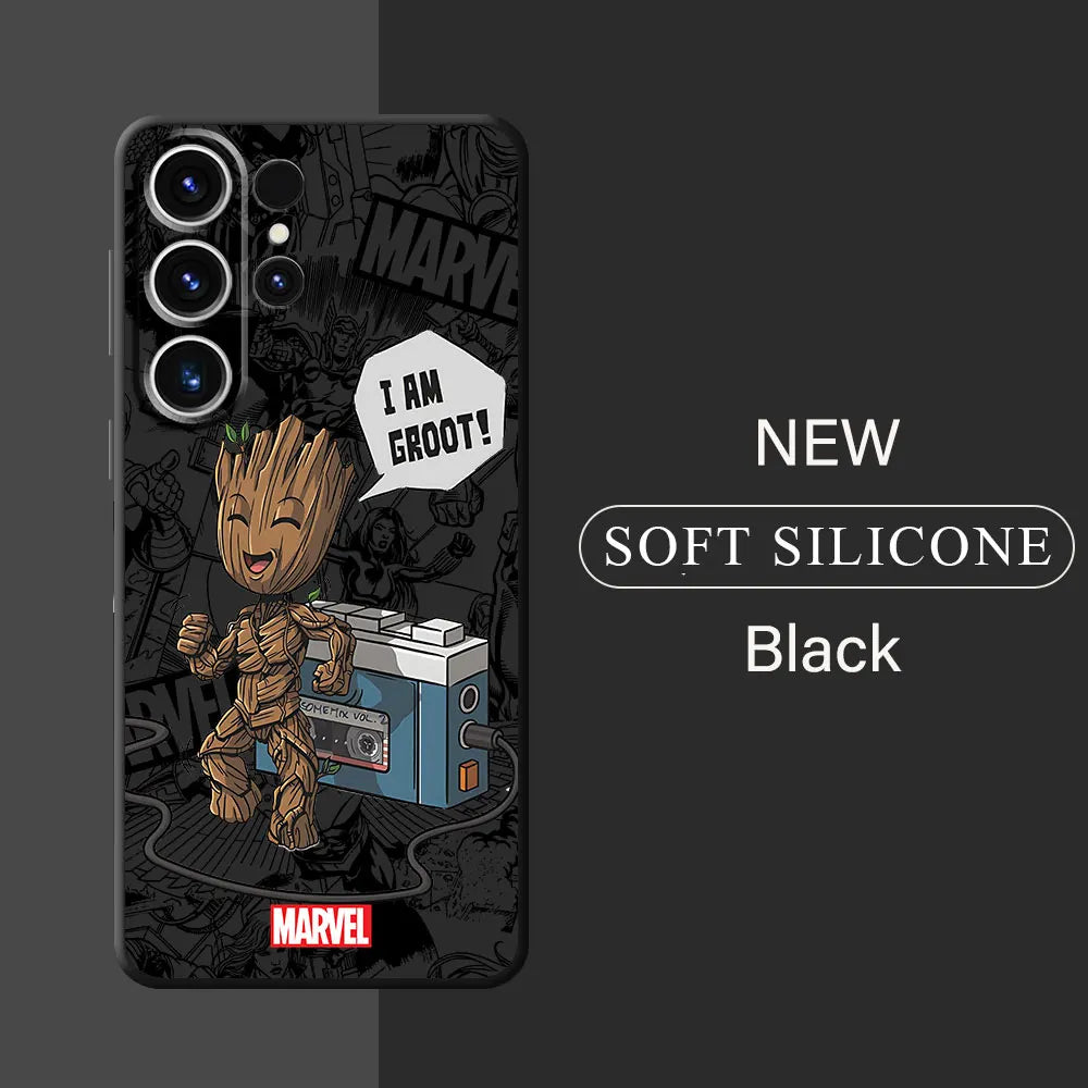 Coque souple Marvel Groot Baby pour Samsung Galaxy