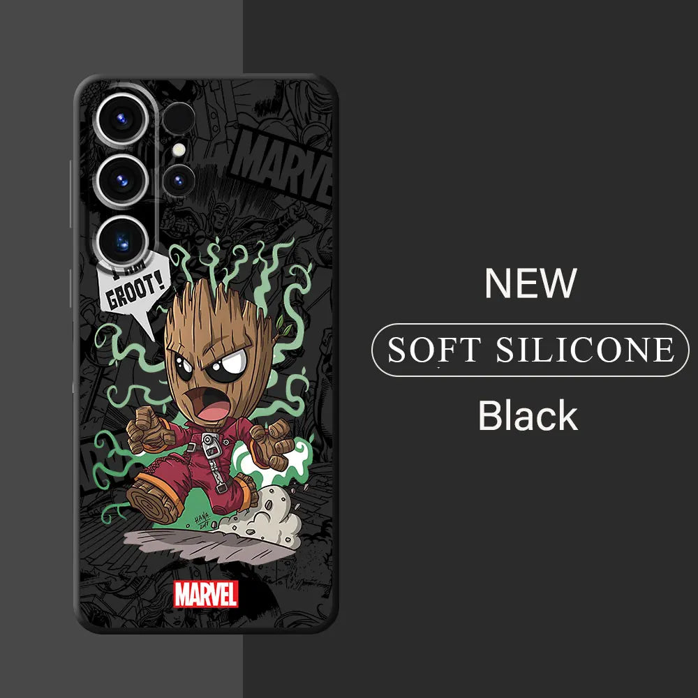 Coque souple Marvel Groot Baby pour Samsung Galaxy