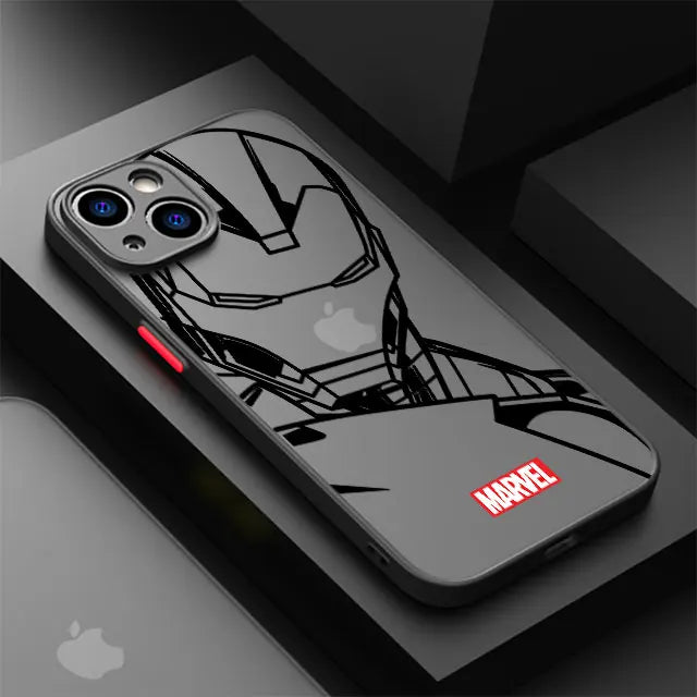 Coque mate transparente pour iPhone