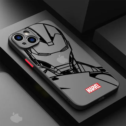 Coque mate transparente pour iPhone