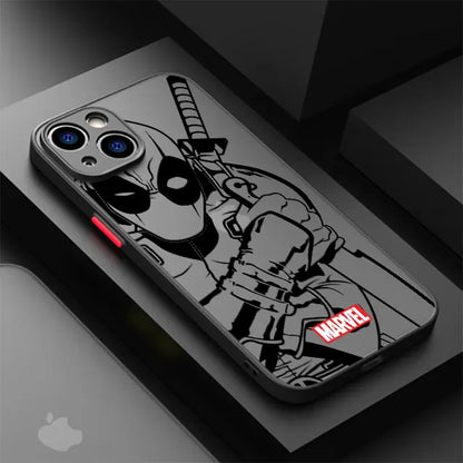 Coque mate transparente pour iPhone