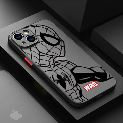 Coque mate transparente pour iPhone