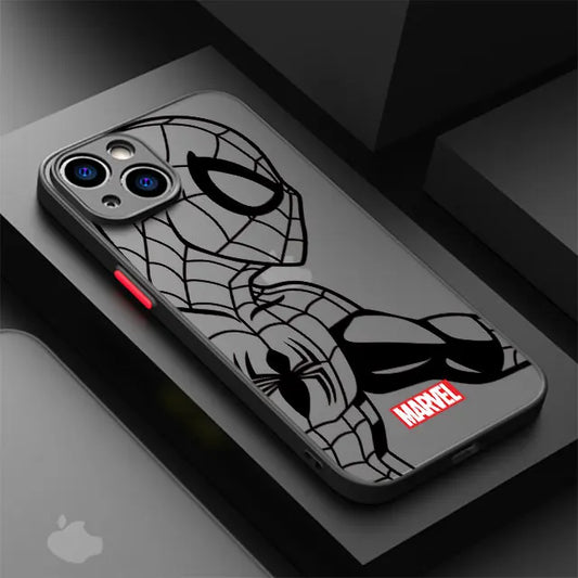 Coque mate transparente pour iPhone
