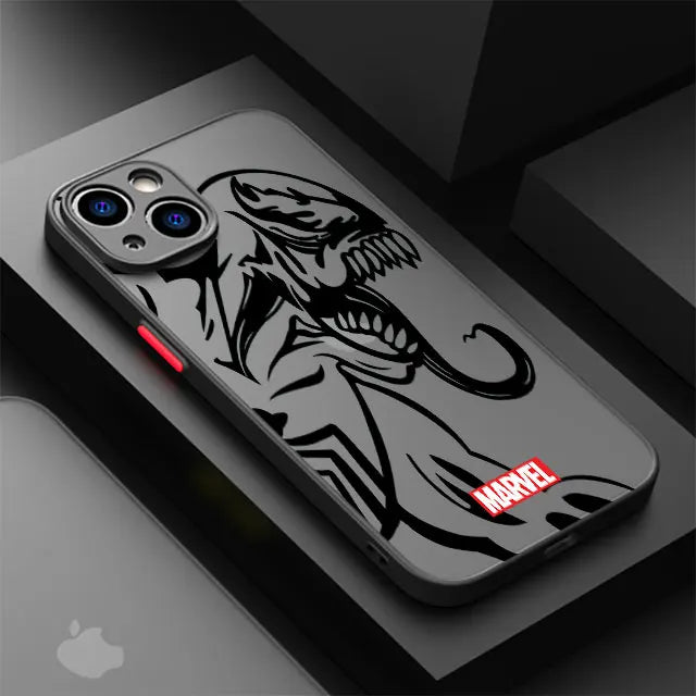 Coque mate transparente pour iPhone
