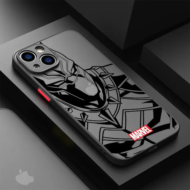 Coque mate transparente pour iPhone