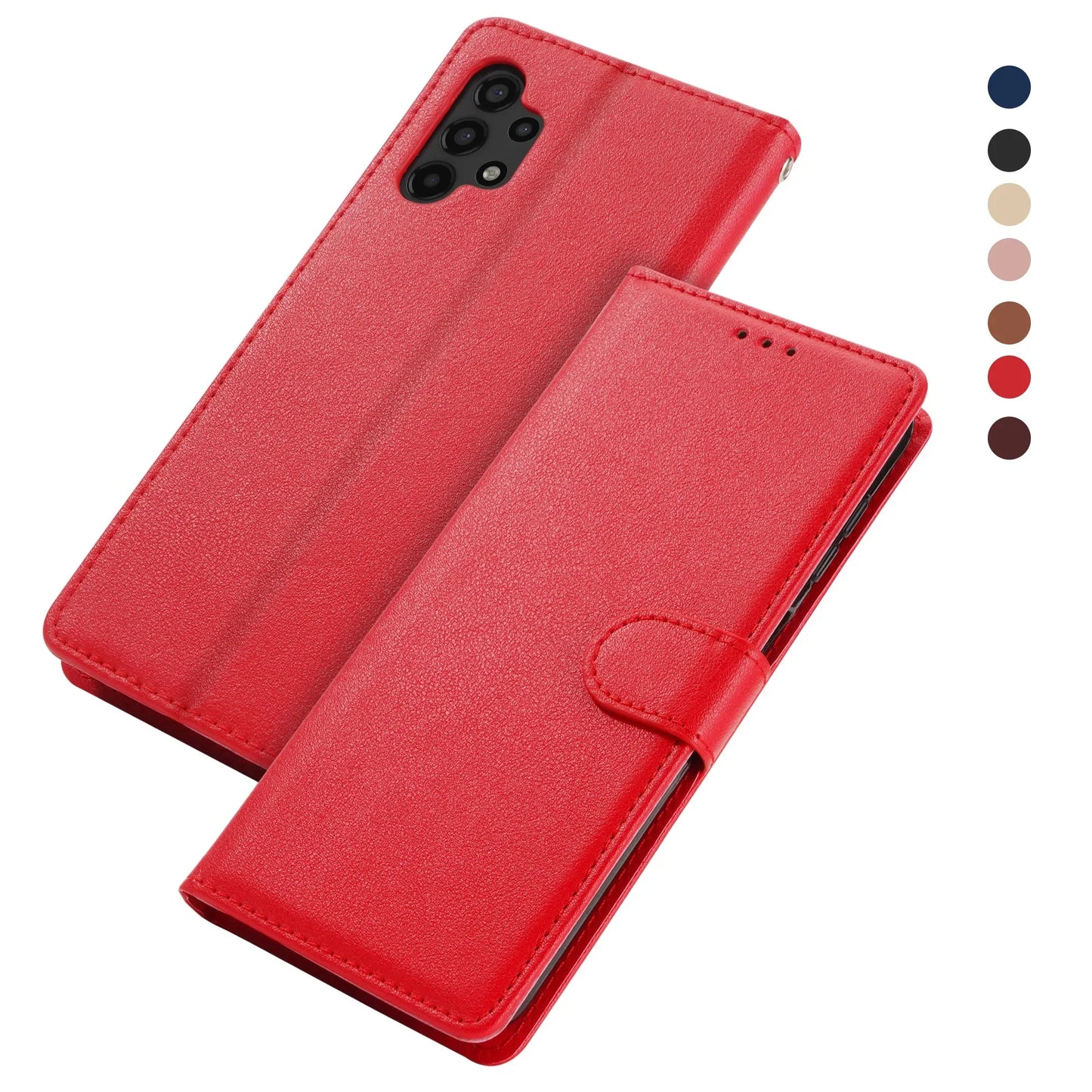 Étui portefeuille en cuir pour Huawei