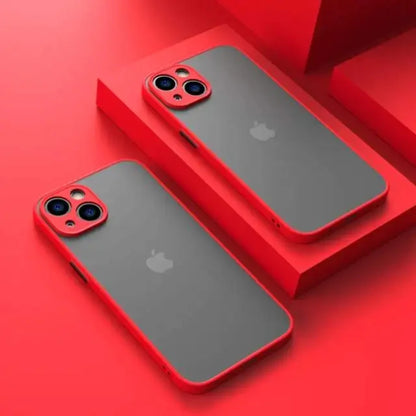 Coque mate antichoc pour iPhone