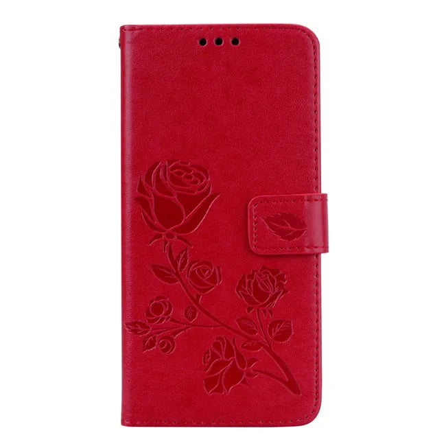 Étui portefeuille en cuir pour Huawei