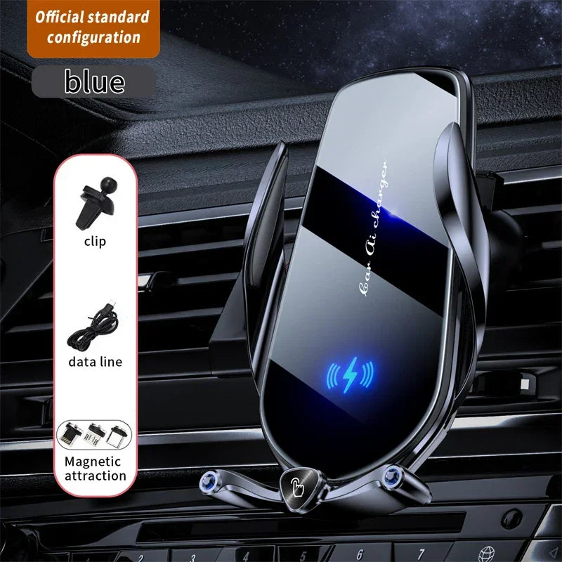 Chargeur sans fil 100 W pour voiture, iPhone Xiaomi et Samsung