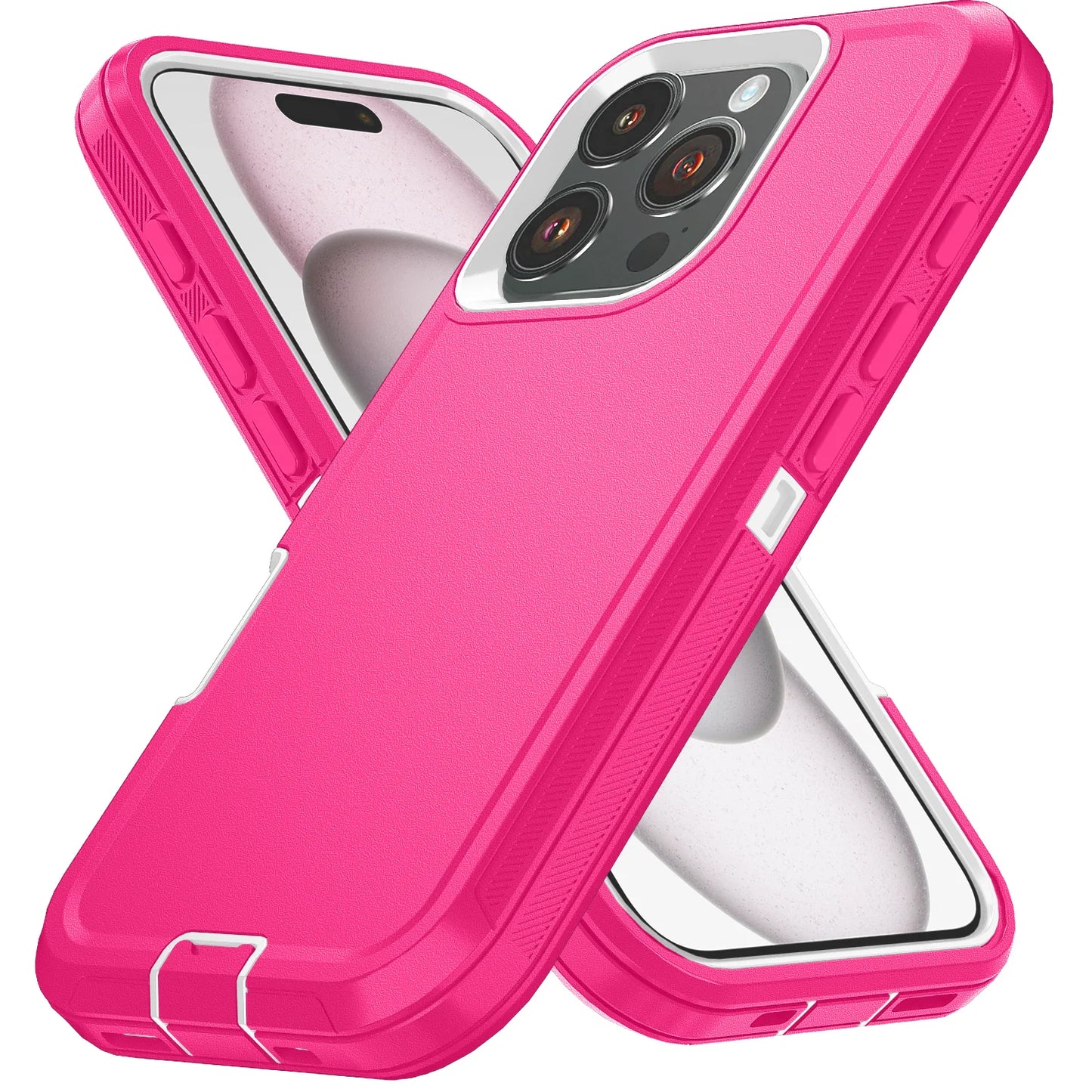 Coque de protection antichoc pour iPhone avec support