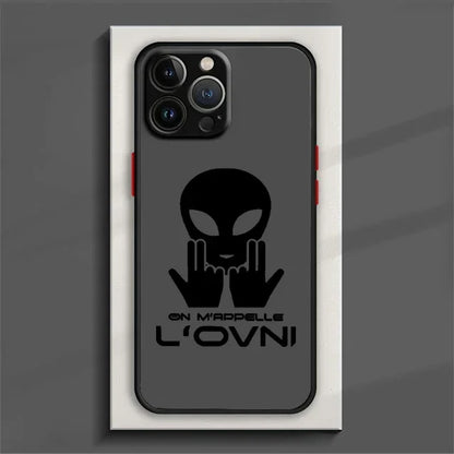 Coque de téléphone JuL pour iPhone - Finition translucide givrée