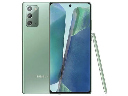 Smartphone Samsung vert Mystic Green avec stylet S Pen et triple caméra arrière